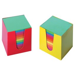 DE_CUBE MEMO 9X9X9CM COULEURS