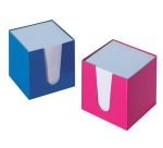 Würfel-Notizblock weiße Blätter