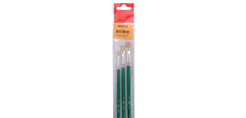 Talens set de pinceaux de peinture à l'huile et acrylique 220, set de 3 pinceaux