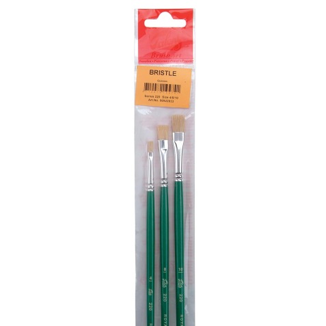 Talens olie- en acrylverf penselenset 220, set met 3 penselen