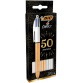 Bic 4 Colours Frozet + Shine stylo bille 4 couleurs, moyen, 4 couleurs d'encre classique, blister de 3 pi