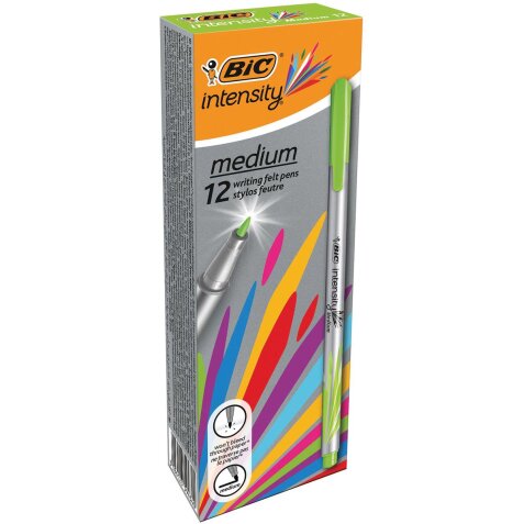 Bic fineliner Intensity, medium, lichtgroen