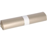 Deiss sac à ordures, ft 90 x 120 x 0,5 cm, transparent, LDPE, rouleau de 10 pièces