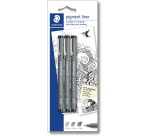 Fineliner Staedtler Pigment 308 blister 3 à lijnbreedten zwart