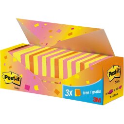 Post-it Notes colorées paquet d'avantage