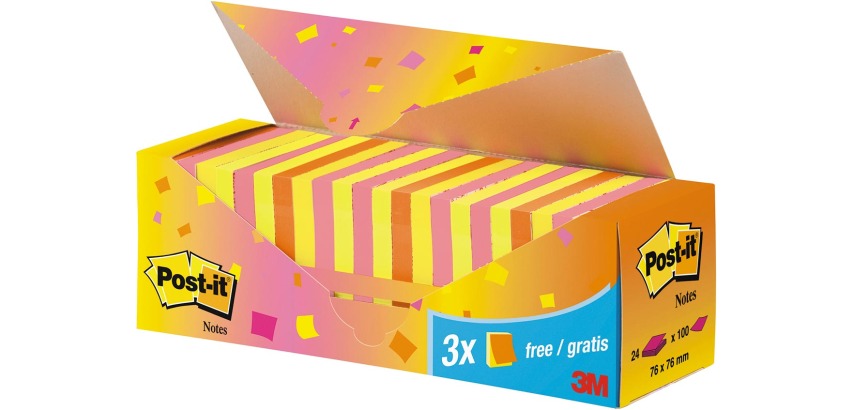 Post-it Gekleurde Notes Voordeelpak