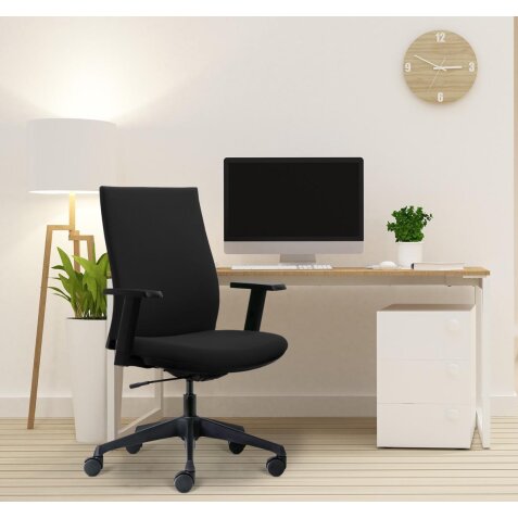 Euroseats chaise de bureau Canillo, dos en tissu