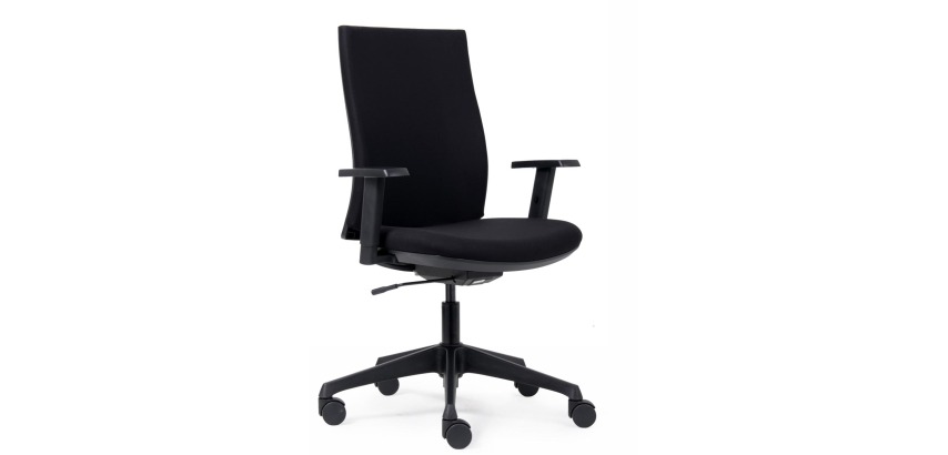 Euroseats chaise de bureau Canillo, dos en tissu