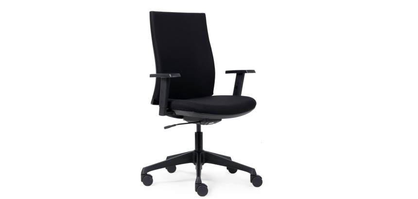 Euroseats chaise de bureau Canillo, dos en tissu