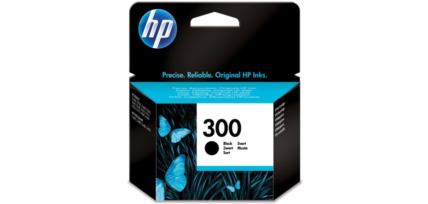 HP 300 original ink cartridge black standard capacity 4ml 200 pages 1-pack Blister multi tag