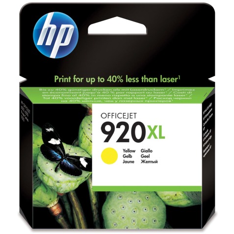 HP cartouche d'encre 920XL, 700 pages, OEM CD974AE, jaune