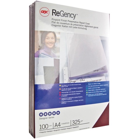 Couverture de reliure ReGency, A4, mat, 325 g/m2