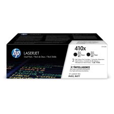 HP toner 410X, 6 500 pagina's, OEM CF410XD, zwart, pak van 2 stuks