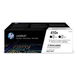 HP 410X Original LaserJet Toner Cartidges Black High Yield 2-pack