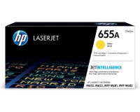 HP 655A - yellow - original - LaserJet - toner cartridge (CF452A)