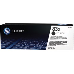 HP toner 83X, 2 200 pagina's, OEM CF283X, zwart
