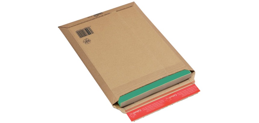Colompac Versandtasche CP010, Größe 29 x 40 x 5 cm, braun