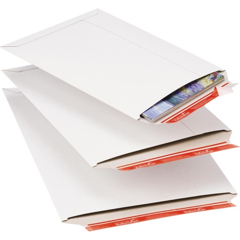 Colompac enveloppe d'expédition CP012, ft 23,5 x 31 x 3 cm, blanc