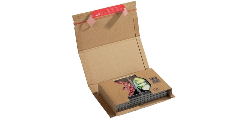 Colompac verzenddoos CP020, ft 25,1 x 16,5 x 6 cm, bruin