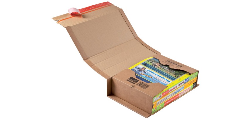 Colompac Versandkarton CP020, Maße 32,5 x 25 x 8 cm, braun