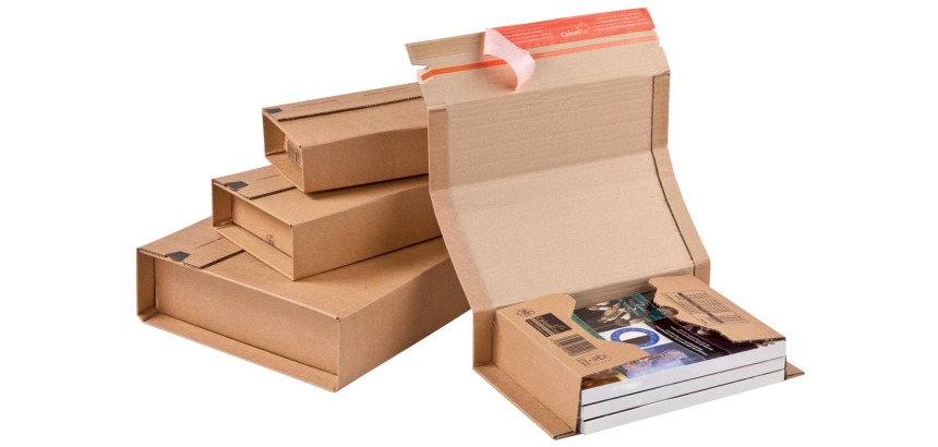 Colompac boîte d'expédition CP020, ft 33 x 27 x 8 cm, brun