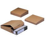 Colompac Versandkarton für Ordner CP058, Maße 32,2 x 29,5 x 5 cm, braun