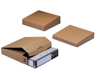 Colompac boîte d'expédition pour classeurs CP058, ft 32,2 x 29,5 x 5 cm, brun