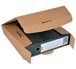 Colompac boîte d'expédition pour classeurs CP058, ft 32,2 x 29,5 x 8 cm, brun