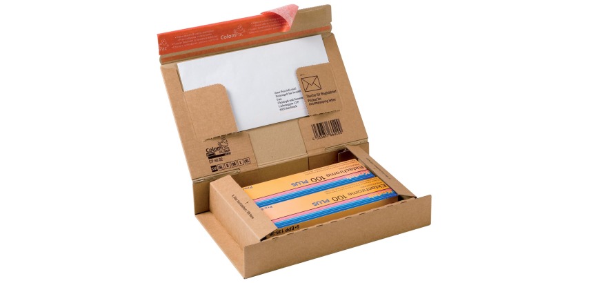 Colompac shipping box for smartphones up to 5 inches CP066, dimensions 21.5 x 15.5 x 4.3 cm, brown