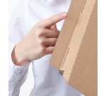 Colompac rectangular postal tube, size 1.008 x 108 x 108 mm, brown