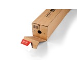 Colompac rectangular postal tube, size 1.008 x 108 x 108 mm, brown