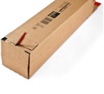 Colompac rectangular postal tube, size 1.008 x 108 x 108 mm, brown