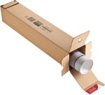 Colompac rectangular postal tube, size 1.008 x 108 x 108 mm, brown
