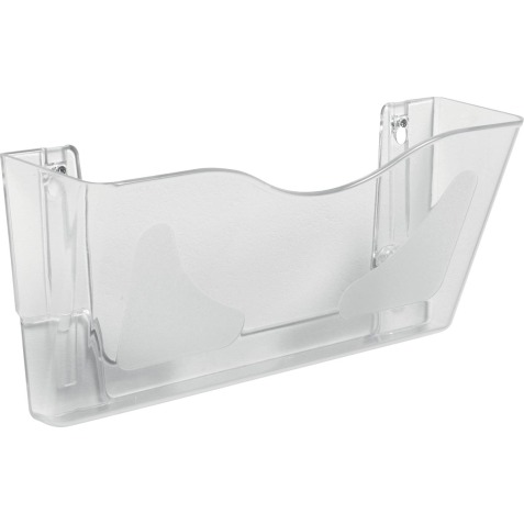 Deflecto DocuPockets muurfolderhouder horizontaal, 1 vak, transparant