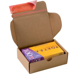 Colompac boite expedition Modulbox, format  140 x 101 x 43 mm, marron