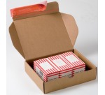 Colompac verzenddoos Modulbox, binnenformaat 192 x 155 x 43 mm, bruin