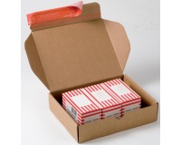Colompac verzenddoos Modulbox, binnenformaat 192 x 155 x 43 mm, bruin