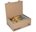 Colompac extra großer Versandkarton, Maße 46 x 33,5 x 17,5 cm, braun