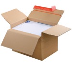 Colompac boîte d'expédition CP141, ft 30,4 x 21,6 x 13 - 22 cm, brun