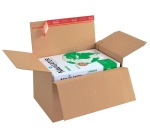 Colompac boîte d'expédition CP141, ft 30,5 x 22,8 x 7 -16 cm, brun