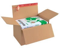 Colompac shipping box CP141, size 30.5 x 22.8 x 7 -16 cm, brown