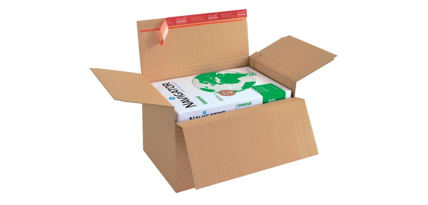 Colompac boîte d'expédition CP141, ft 44,5 x 31,5 x 18 -30 cm, brun
