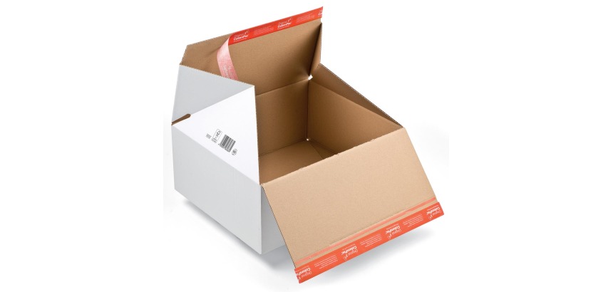 Colompac boîte d'expédition CP155, ft 38,9 x 32,4 x 32 cm, brun