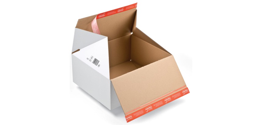 Colompac boîte d'expédition CP155, ft 38,9 x 32,5 x 16 cm, brun