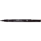 Fineliner Uni-ball Pin beitelpunt 2mm zwart
