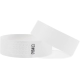 Combicraft bracelets en Tyvek, blanc, paquet de 100 pièces