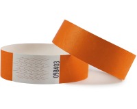 Combicraft polsbandjes Tyvek, oranje, pak van 100 stuks