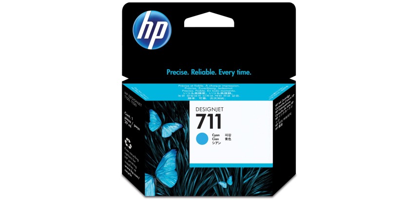 HP 711 Cyan DesignJet Tintenpatrone, 29 ml