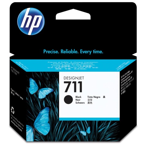 HP cartouche d'encre 711, 80 ml, OEM CZ133A, noir