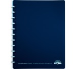 Atoma Eco  schrift, ft A4 +, 120 bladzijden, gelijnd, met 6 tabbladen en 5 showtassen, assorti